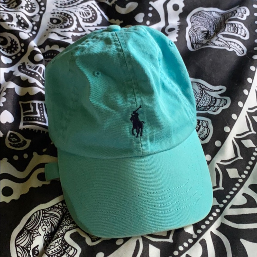 Turquoise Polo Hat